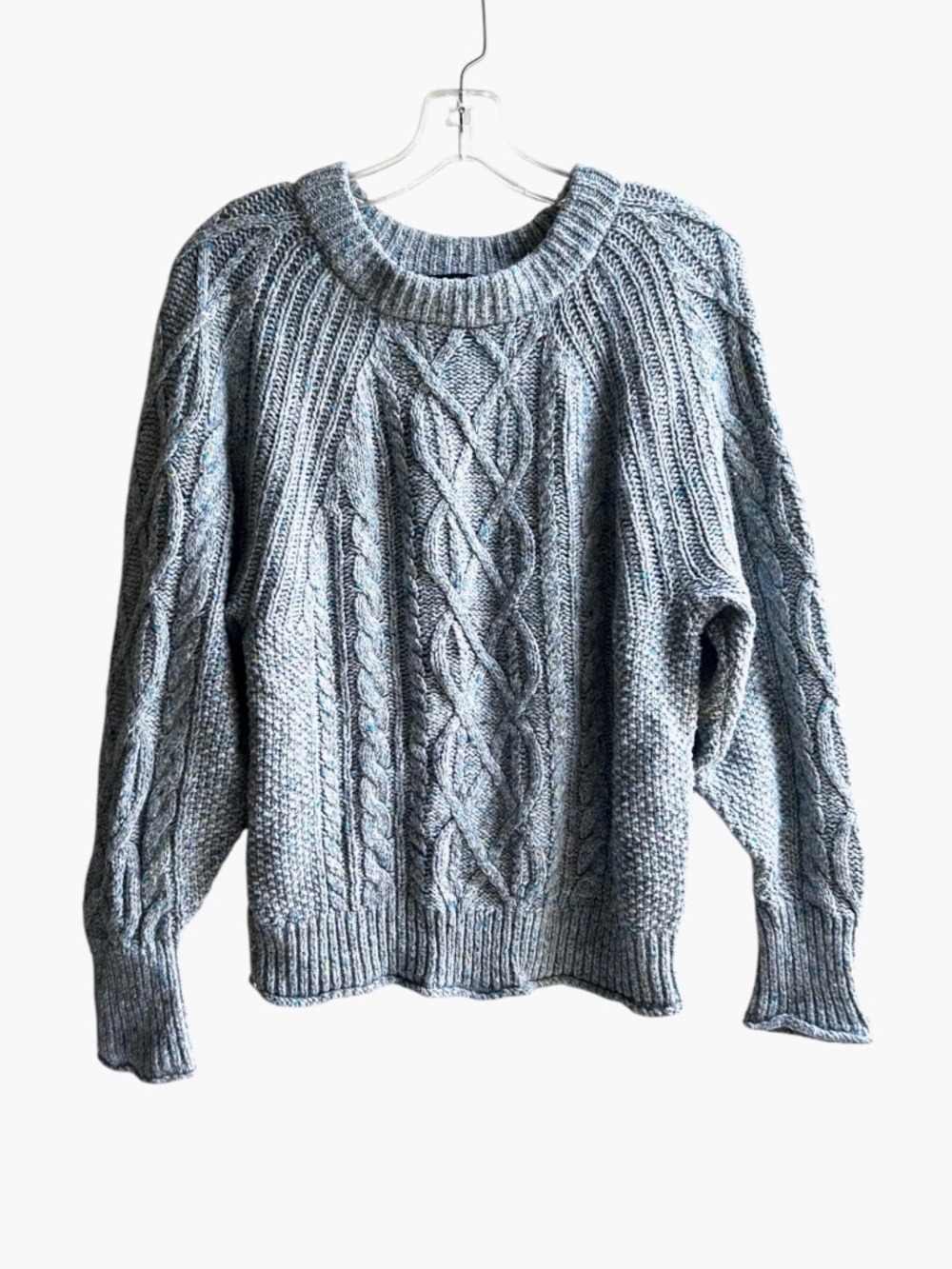 J. Crew Cable Knit Crew Neck long Sleeve Sweater